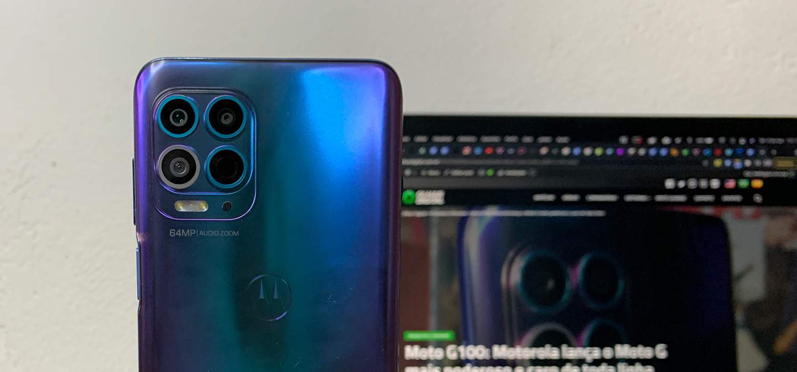 Moto G100 (Imagem: Wellington Arruda/Olhar Digital)