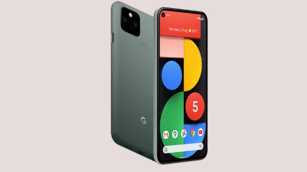 Imagem mostra o Pixel 5, um dos smartphones que pode oferecer recurso de tradução de apps pelo Android 12