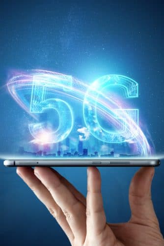 Ilustração de tecnologia 5G