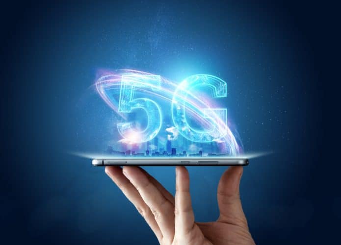 Ilustração de tecnologia 5G