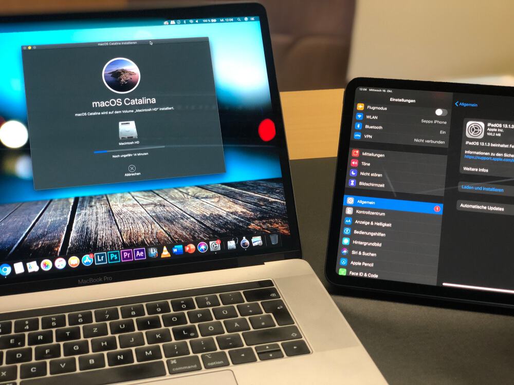 Imagem mostra tela do macOS Catalina, onde a Apple lançou uma atualização para o Safari, corrigindo falha de segurança do Webkit