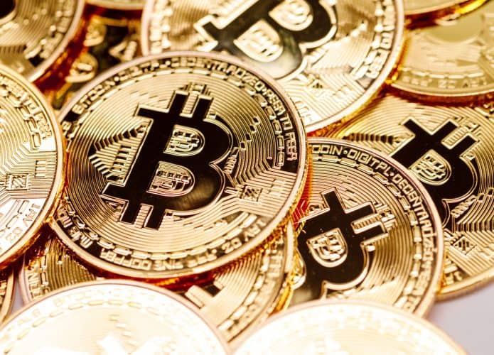 Ilustração de bitcoin
