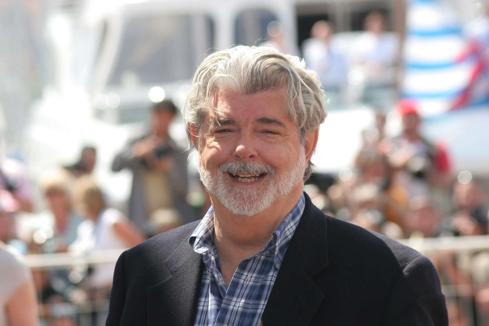 George Lucas no 61º Festival Internacional de Cinema de Cannes, em 2008. Imagem: Denis Makarenko/Shutterstock