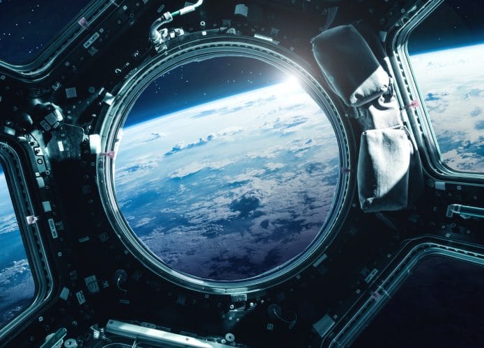 Vista da Terra sob a ótica da Estação Espacial Internacional