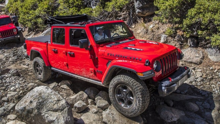 Jeep colocará vidro usado na tela do iPhone em seus carros. Imagem: 2021 Jeep® Gladiator Rubicon. (Jeep)