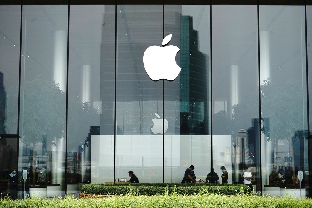 Fachada de uma loja da Apple
