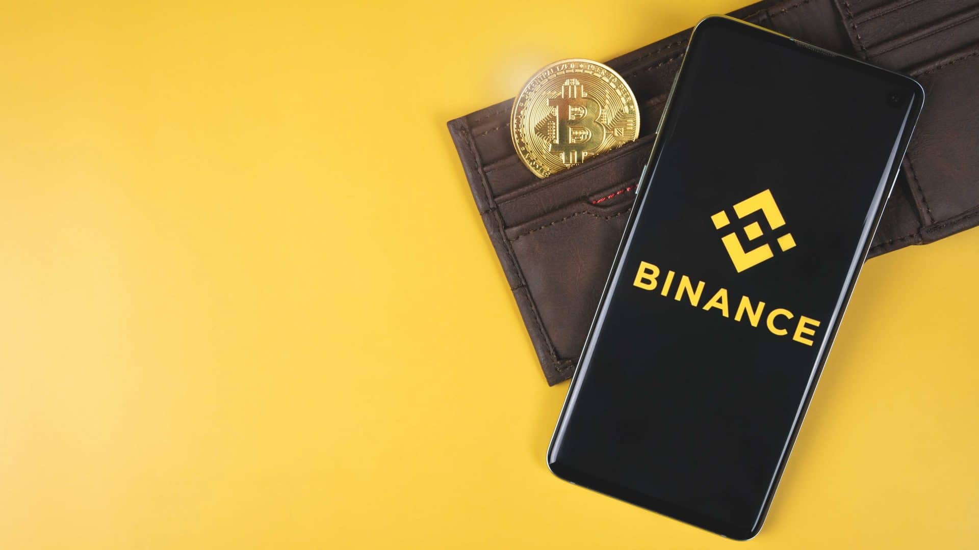 Ilustração da Binance, maior bolsa de criptomoedas do mundo