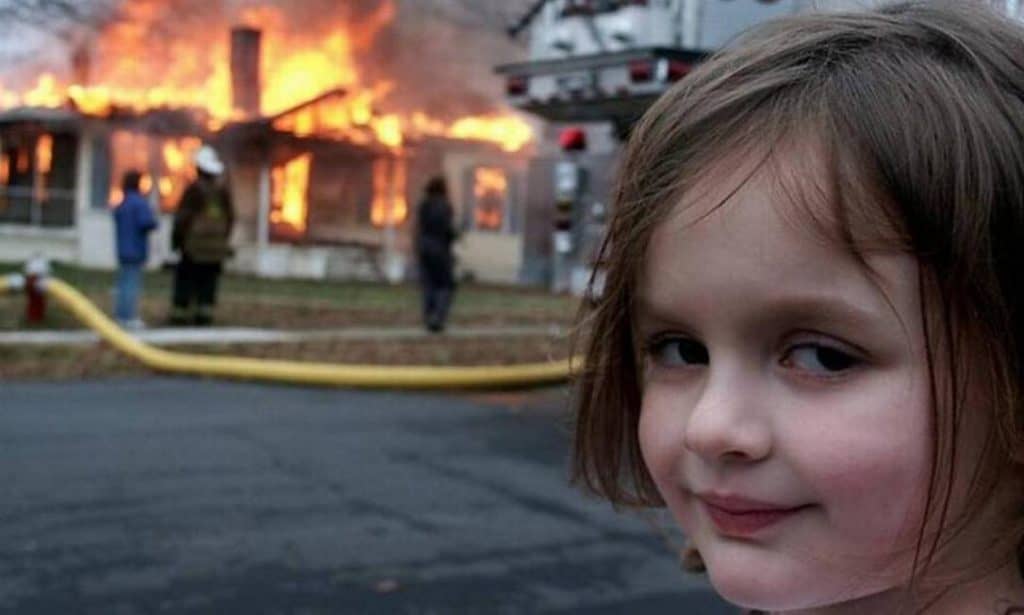 Meme "Disaster Girl" vendido recentemente como NFT