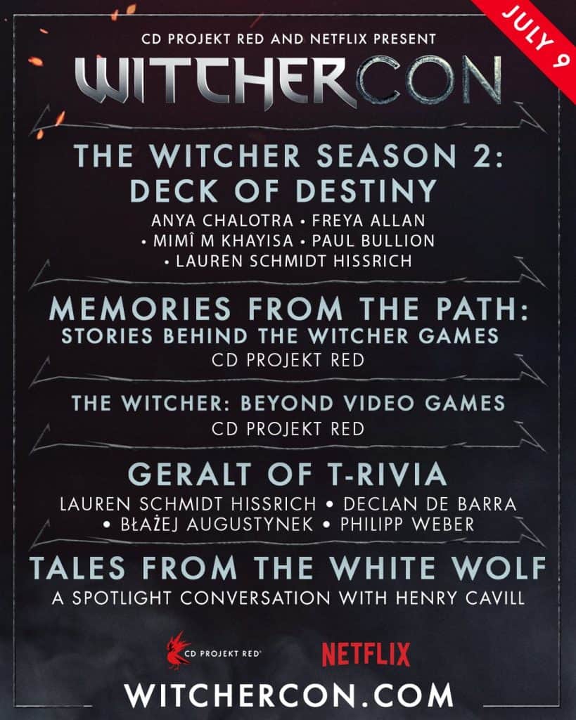 Confira a programação da WitcherCon, evento dedicado a 'The Witcher'. Imagem: Netflix/Divulgação