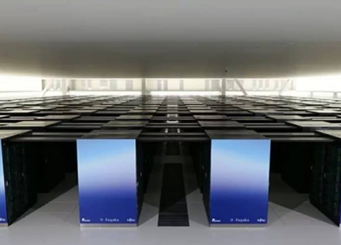 Foto do supercomputador Fugaku