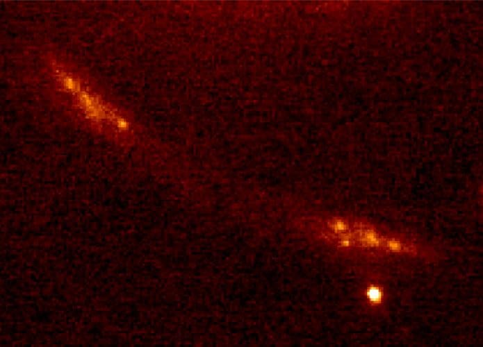 Imagem aumentada da galáxia CSWA128