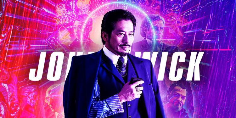 John Wick 4: Hiroyuki Sanada se junta ao elenco da sequência com Keanu Reeves. Imagem: Collider/Reprodução