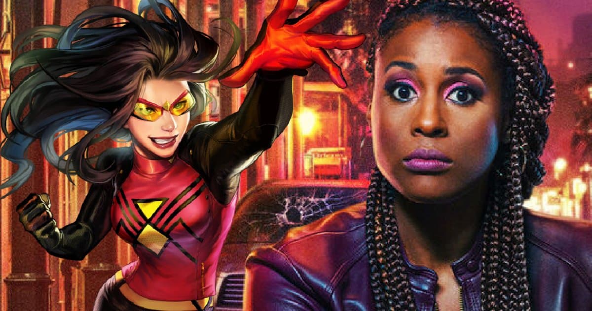 Homem-Aranha no Aranhaverso 2: Issa Rae dublará a Mulher-Aranha. Imagem: Montagem/Olhar Digital