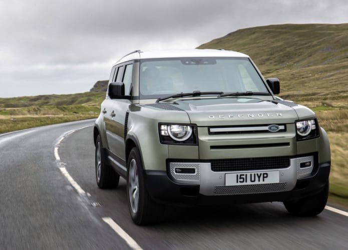Defender vai ganhar versão movida a hidrogênio ainda em 2021. Imagem: Jaguar Land Rover