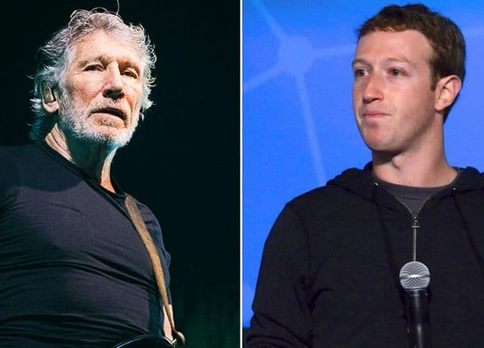 Roger Waters e Mark Zuckerberg
