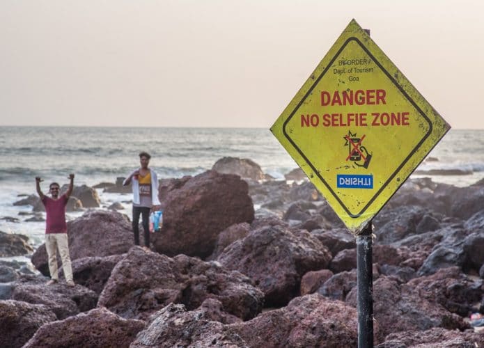 Selfies proibidas índia. imagem: Shutterstock