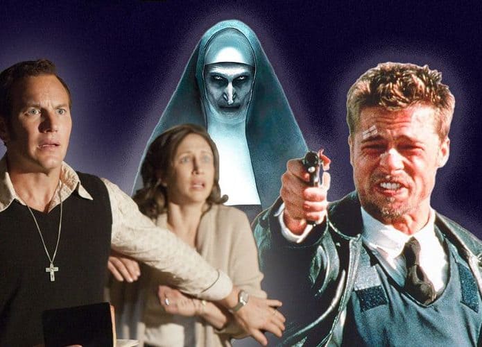'Invocação do Mal 3' é inspirado em 'Se7en: os Sete Crimes Capitais', diz diretor. Imagem: Montagem/Screenrant