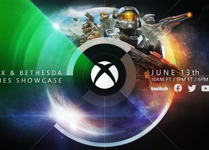 Imagem promocional de divulgação do painel da Microsoft e Bethesda