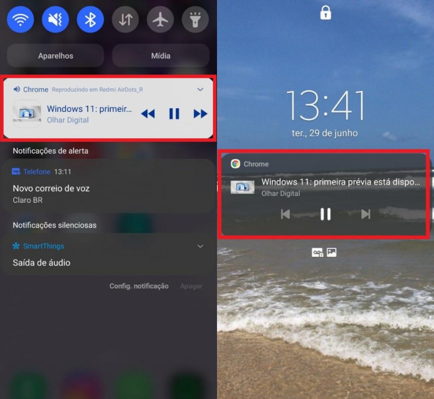 Print do sistema operacional da Samsung 