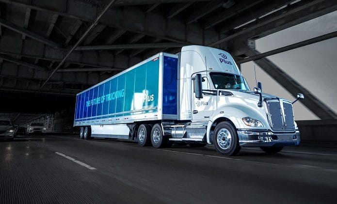 Amazon vai investir em startup de drone truck Plus. Imagem: Plus.ai/Divulgação