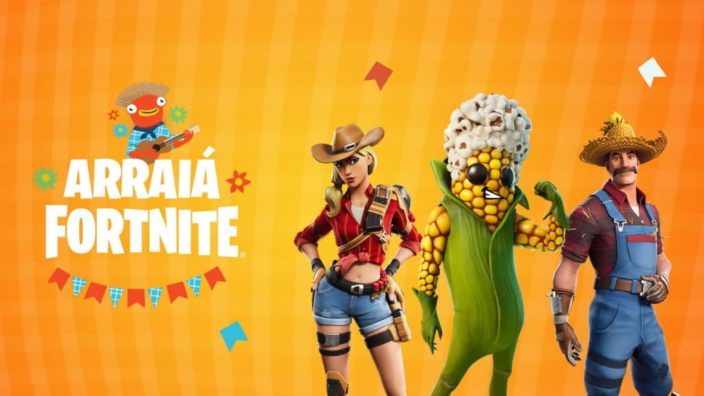 Epic Games convida jogadores para o Arraiá Fortnite