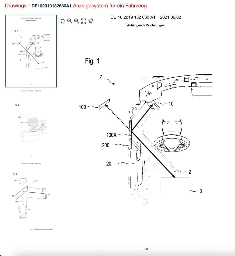 Desenho com o que mostra como funcionará o sistema da BMW. Imagem: i4talk/Reprodução