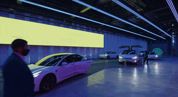Túneis de Elon Musk em Las Vegas foram oficialmente lançado. Imagem: Reprodução/Teslarati
