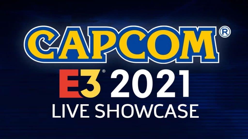 Imagem promocional de divulgação da conferência da Capcom da E3 2021