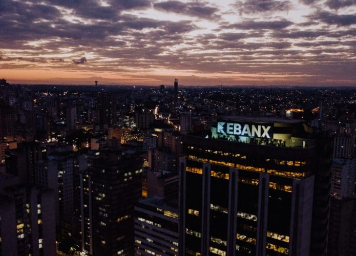Imagem mostra a sede da startup de pagamentos EBANX, em Curitiba, Brasil.