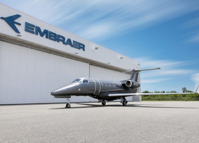 embraer phenom 300e duet porsche