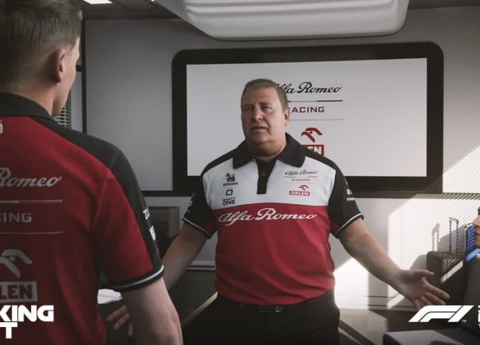 Personagens, emoção e drama: saiba mais detalhes do modo história do 'F1 2021', batizado de Ponto de Frenagem. Imagem EA/Divulgação