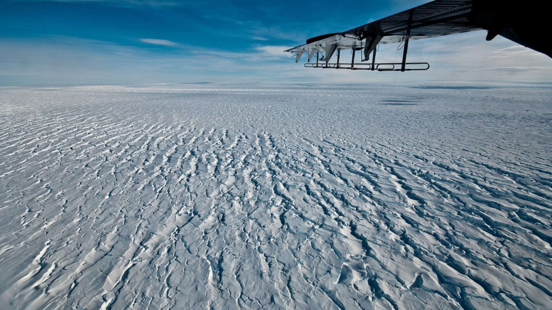 glaciar de Pine Island antártica