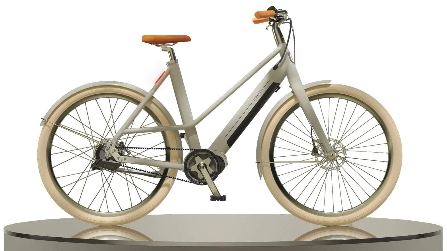 As primeiras bicicletas elétricas da Veloretti são automáticas e lindas. Imagem: Veloretti/Divulgação