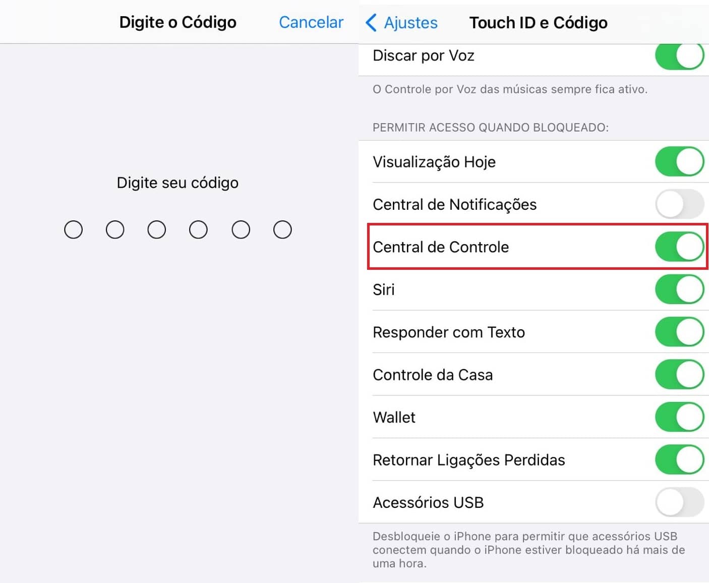 iPhone: saiba como desativar a Central de Controle que aparece na tela ...
