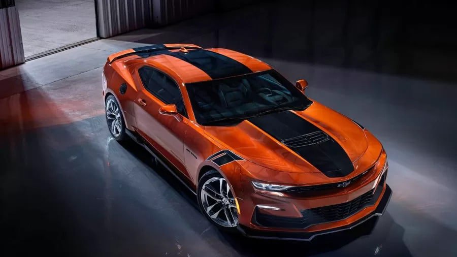 Chevrolet Camaro 2022 tem revelada primeira foto de nova cor exclusiva. Imagem: GM/Divulgação