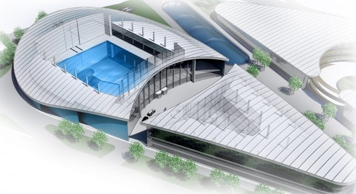 piscina astronautas