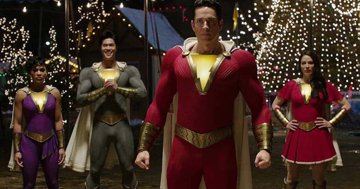 Shazam 2: diretor compartilha foto dos novos trajes da família Shazam no filme. Imagem: Warner Bros./Reprodução