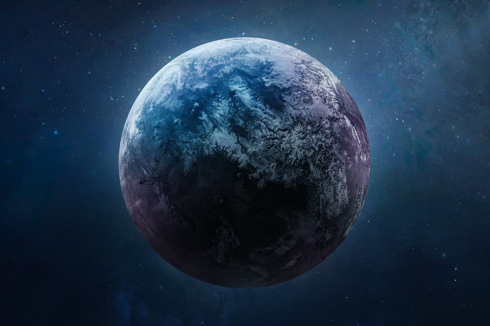 Exoplaneta no espaço