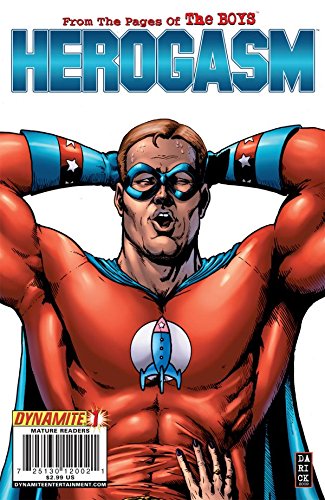 Uma capa dos quadrinhos de 'The Boys' referentes ao arco "Herogasm". Imagem: Dynamite/Reprodução