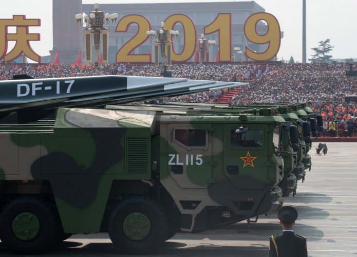 Desfile militar na China em 2019