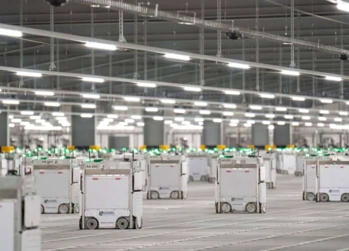 Armazém do supermercado online Ocado