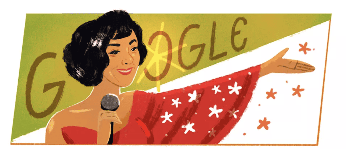 Doodle homenageia 101º aniversário da cantora Elizeth Cardoso — Foto: Reprodução/Google