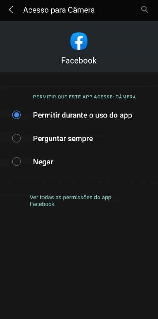 Print do sistema operacional do Android 