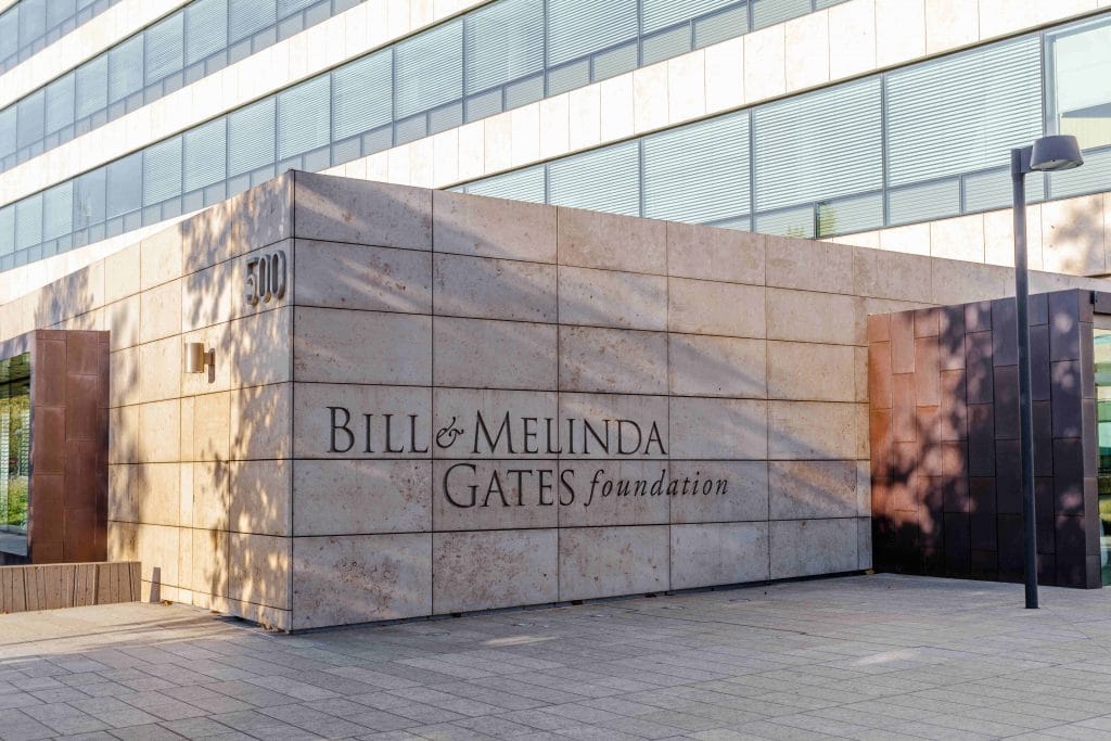 Fachada da instituição Bill e Melinda Gates