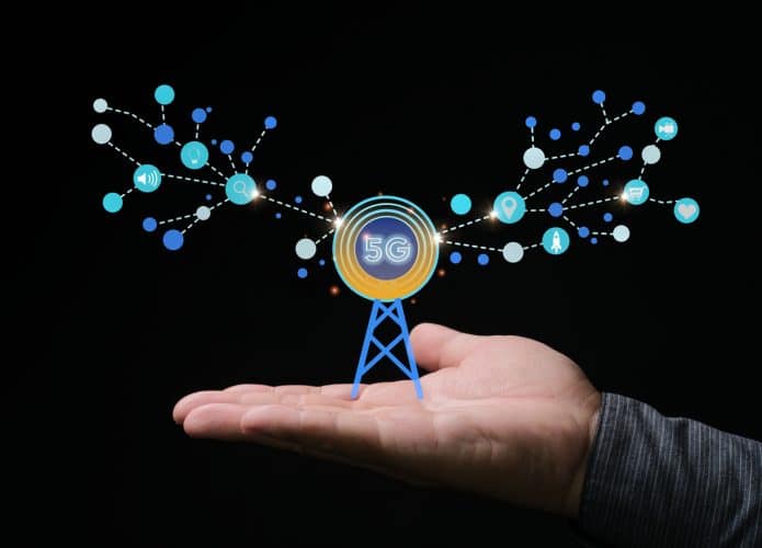 Ilustração de tecnologia 5G