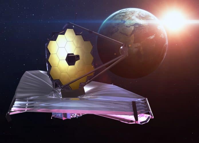 James,Webb,Space,Telescope.,This,Image,Elements,Furnished,By,Nasa