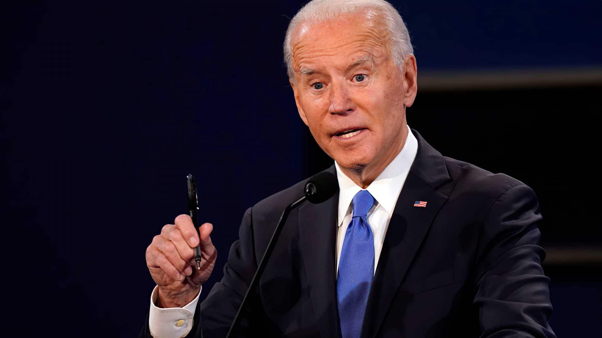 Foto do presidente americano, Joe Biden