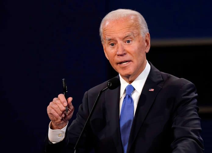 Foto do presidente americano, Joe Biden