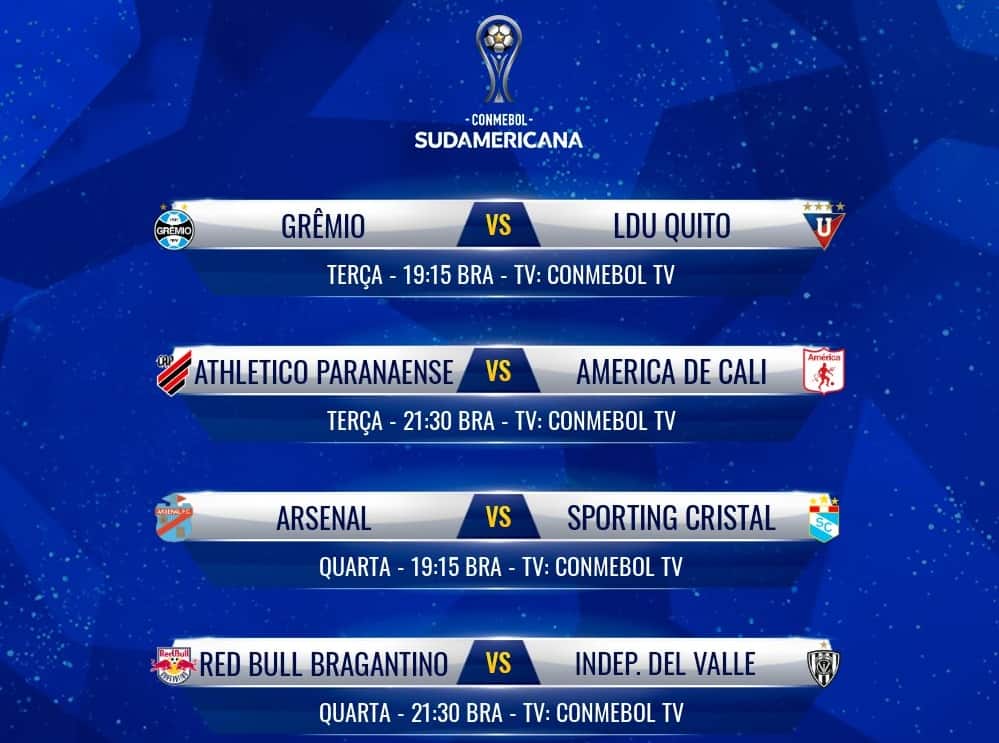 Jogos das oitavas de final da Copa Sul-Americana