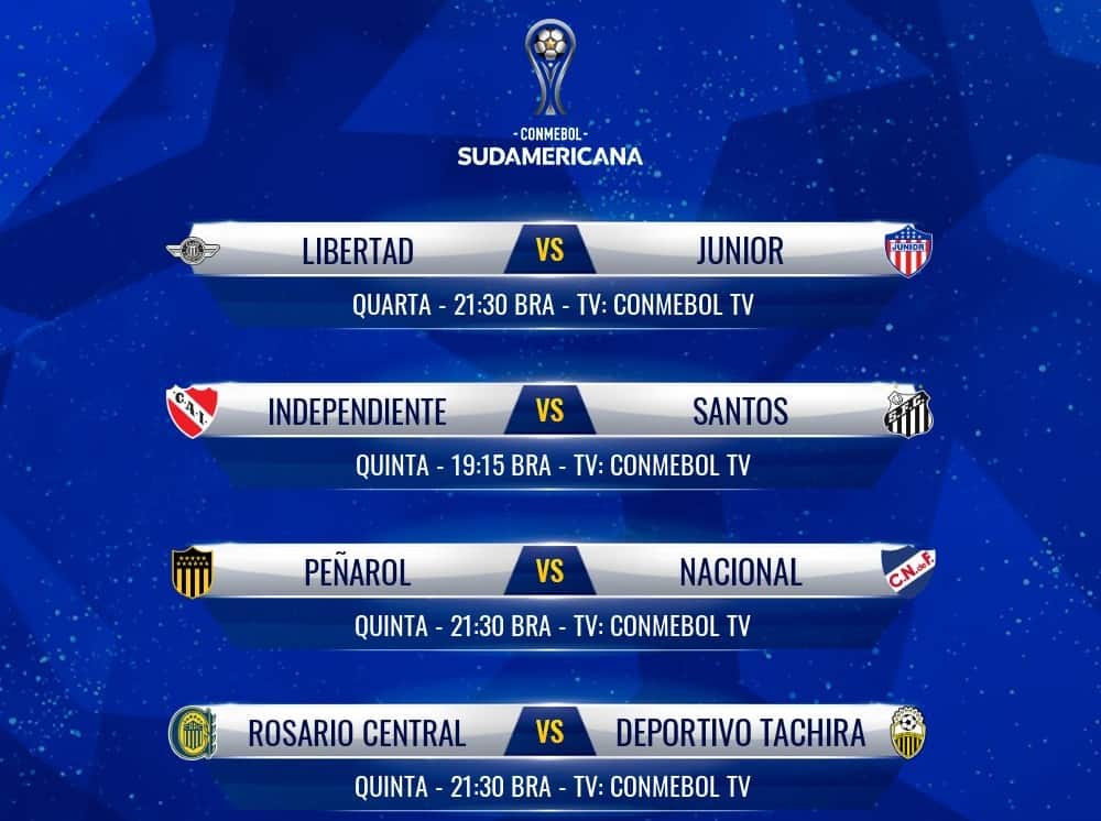 Jogos das oitavas de final da Copa Sul-Americana